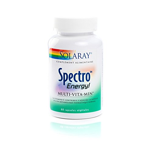 Solaray Spectro Energy - Bote de 60 cápsulas, vitaminas, energizantes