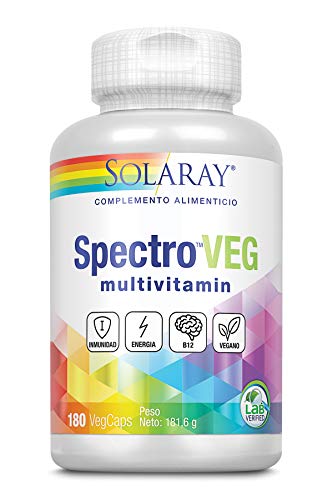 Solaray Spectro Vegetarian Multivitamin | 180 VegCaps
