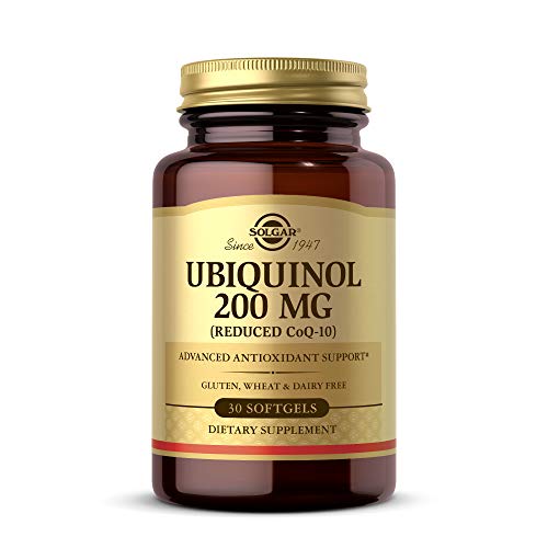 Solgar 200mg Ubiquinol CoQ10 para el Apoyo de Energía Antioxidante 30 Cápsulas Blandas 30 g