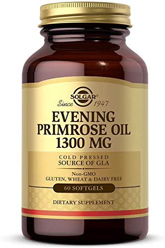 Solgar Aceite de Prímula de Rosa Cápsulas Blandas de 1300 mg, Envase de 30