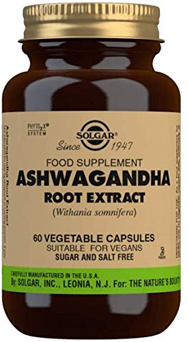 Solgar Ashwagandha - Extracto estandarizado de raíz de Ashwagandha, Apto para veganos