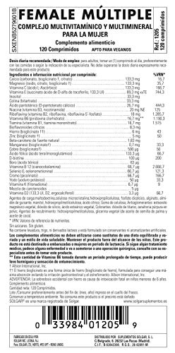 Solgar Female Múltiple Comprimidos - Envase de 120