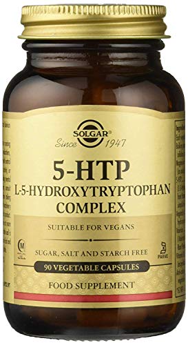 Solgar | L-5-Hidroxitriptófanos (5-HTP) | Mejora del Equilibrio Emocional y Reducción de la Fatiga | Complemento Alimenticio | 90 Cápsulas Vegetales