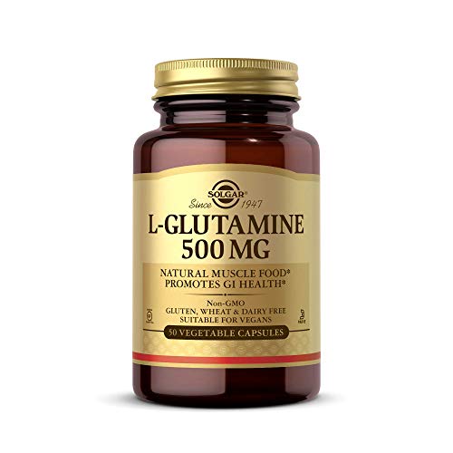 Solgar L-Glutamina Cápsulas vegetales de 500 mg - Envase de 50