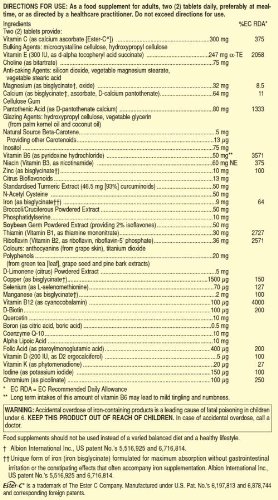 Solgar Omnium - 60 tabletas - fórmula avanzada de fito-nutrientes, multivitaminas y minerales