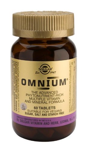 Solgar Omnium - 60 tabletas - fórmula avanzada de fito-nutrientes, multivitaminas y minerales