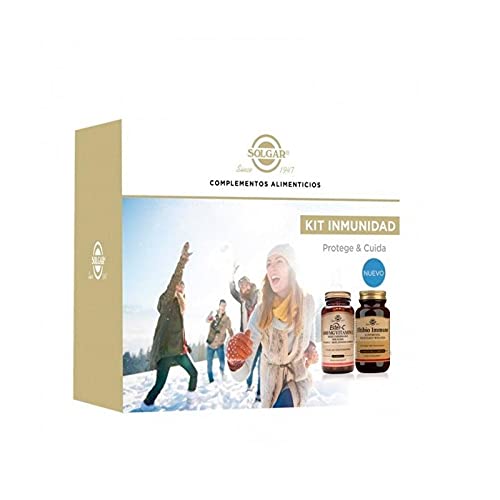 Solgar | Pack Inmunidad | Ester-C Plus de 1000mg de alta absorción, de 30 comprimidos | Ultibio Inmune de 30 cápsulas vegetales