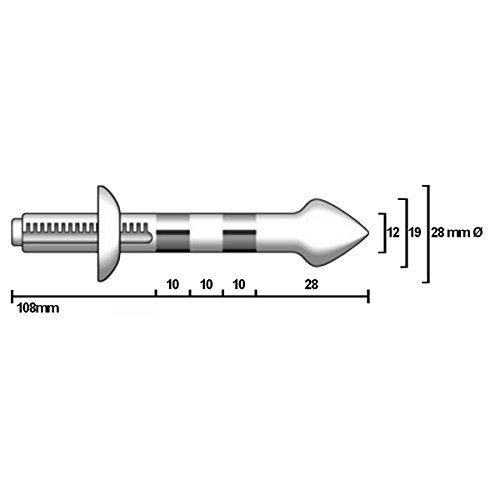 Sonda rectal ajustable STIM-PRO S-13A axion - para electroestimulación EMS