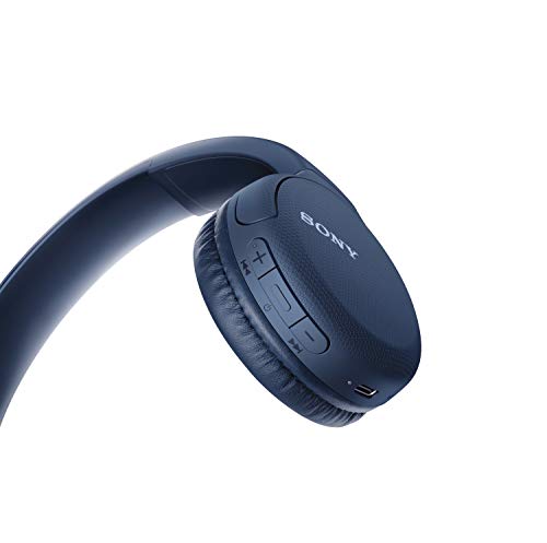 Sony WH-CH510 - Auriculares inalámbricos bluetooth de diadema con hasta 35h de autonomía, Azul