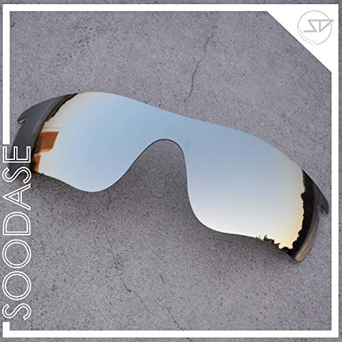 SOODASE Para Oakley Radarlock Path Gafas de sol Azul/Plata/Verde Lentes de repuesto polarizadas