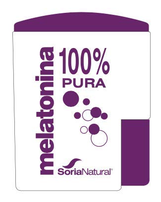 Soria Natural - Melatonina - Complemento alimenticio - Regulacion del sueño, insomnio - 180 comprimidos 1 mg cada comprimido - Jet-lag - Antiedad (PACK2)