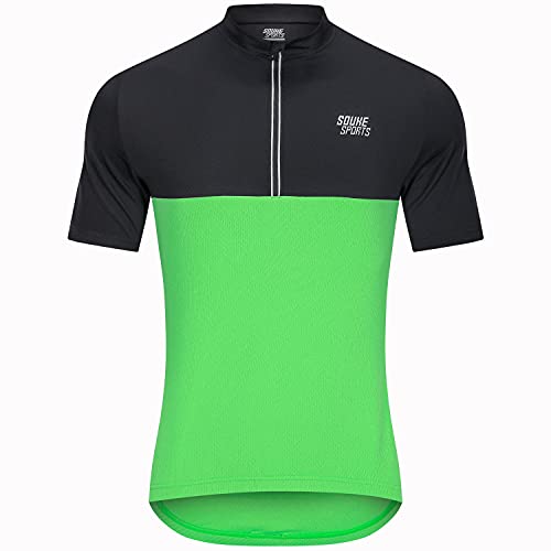 Souke Sports Maillot Ciclismo Hombre Verano Maillot Bicicleta Montaña Bike MTB Camiseta con Mangas Cortas