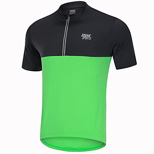 Souke Sports Maillot Ciclismo Hombre Verano Maillot Bicicleta Montaña Bike MTB Camiseta con Mangas Cortas