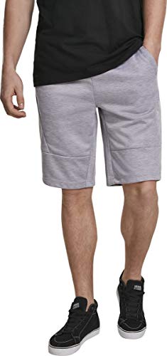 Southpole Tech Fleece Shorts Uni Pantalones Cortos, Gris, L para Hombre