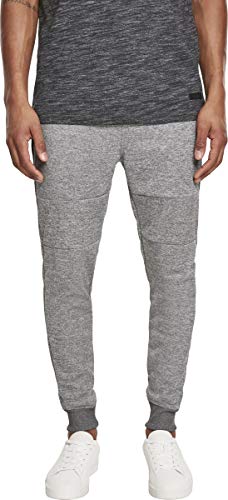 Southpole Zipper Pocket Tech Fleece Jogger Pantalones para Correr, Gris Marled, Large para Hombre