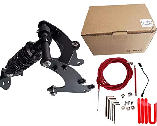 SPEDWHEL Scooter Kit de suspensión trasera de alta densidad para amortiguador trasero compatible con Xiaomi M365 1S Pro Pro2 Conjunto de horquilla de suspensión trasera (para M365 y 1S 80 mm)