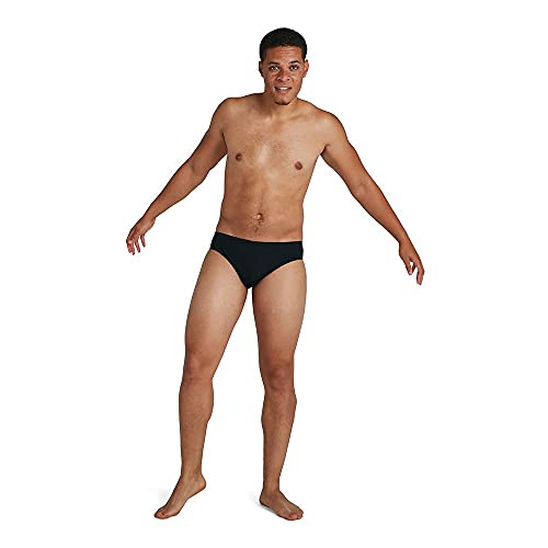 Speedo Boom Logo Splice Calzoncillos de Natación, Hombre, Negro (Noir/Gris Oxyde), L