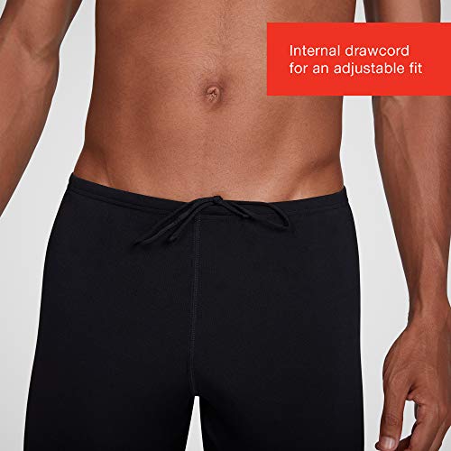 Speedo Essential Endurance+ Pantalones Cortos, Adult Male, Negra, 34 (ES 85 CM)