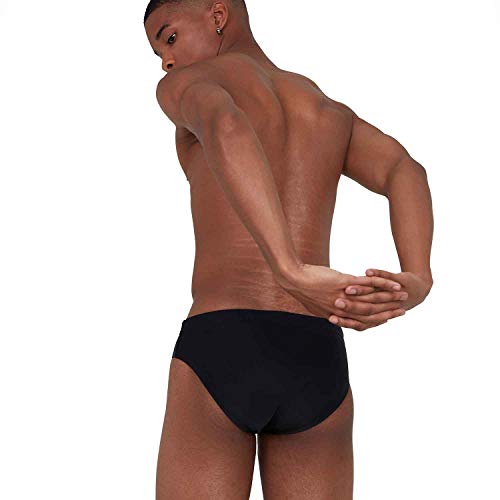 Speedo Tech Placement 7cm Brief Bañador, Hombre, Black/Pool, 38