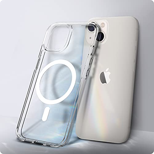 Spigen Funda Magnética Ultra Hybrid mag Compatible con iPhone 13 Mini - Blanco