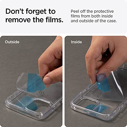 Spigen Funda Ultra Hybrid S Compatible con iPhone 13 - Transparente