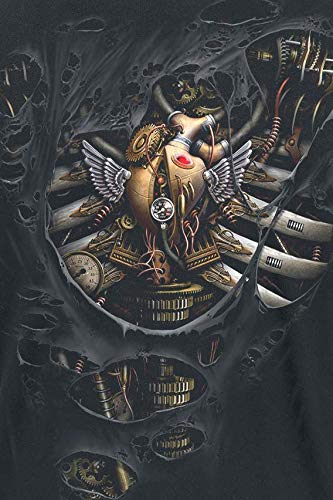 Spiral - Steam Punk Ripped - Camiseta - Negro - XL