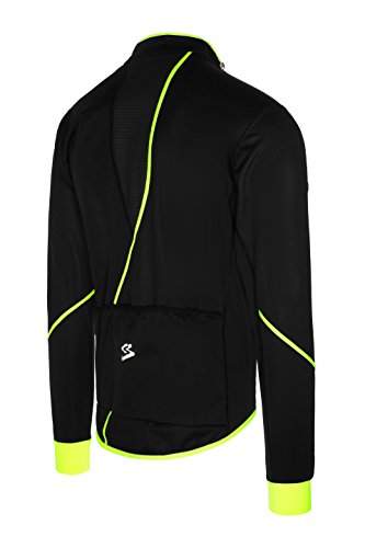 Spiuk Race Chaqueta, Hombre, Negro/Amarillo, M