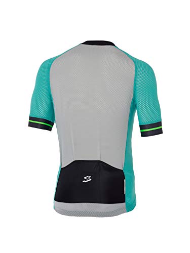 Spiuk Race Maillot M/C, Hombres, Turquesa, T. S