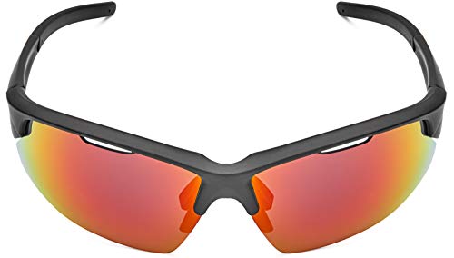 Spiuk RIMMA Lente Espejo Rojo Gafa, Negro, Unica