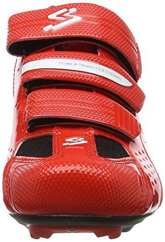 Spiuk Rodda Road - Zapatillas Unisex, Color Rojo/Blanco, Talla 47