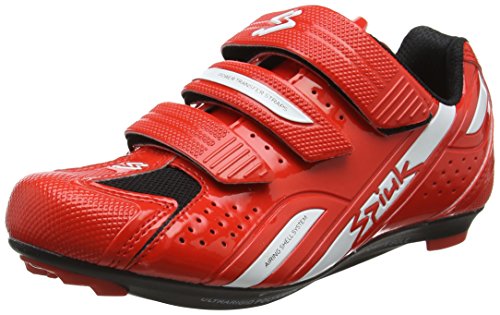 Spiuk Rodda Road - Zapatillas Unisex, Color Rojo/Blanco, Talla 47