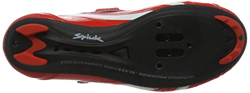 Spiuk Rodda Road - Zapatillas Unisex, Color Rojo/Blanco, Talla 47