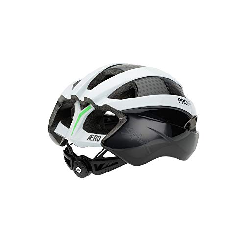 Spiuk Sportline Ae Casco Profit Aero, Adultos Unisex, Blanco/Negro, (M-L) 53-61