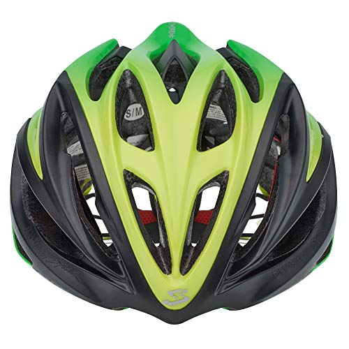 Spiuk Sportline ED Casco Dharma Edition, Adultos Unisex, Amarillo/Verde, (M-L) 53-61