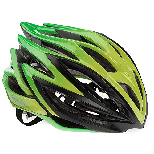 Spiuk Sportline ED Casco Dharma Edition, Adultos Unisex, Amarillo/Verde, (M-L) 53-61