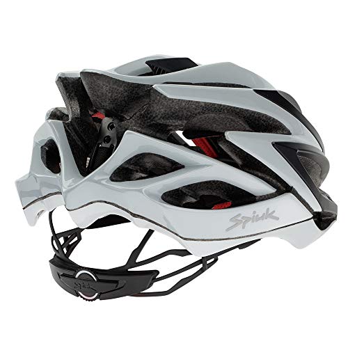 Spiuk Sportline ED Casco Dharma Edition, Adultos Unisex, Blanco/Plata, (M-L) 53-61