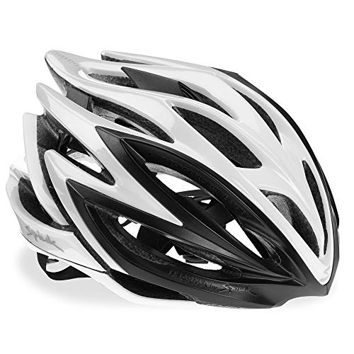 Spiuk Sportline ED Casco Dharma Edition, Adultos Unisex, Blanco/Plata, (M-L) 53-61