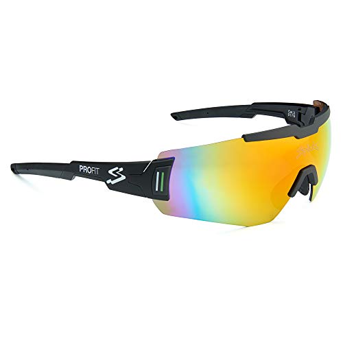 Spiuk Sportline Gafas Ciclismo Profit, Adultos Unisex, Negro, Unico