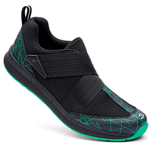 Spiuk Sportline Indoor Zapatilla Motiv, Adultos Unisex, Negro/Turquesa, T. 39