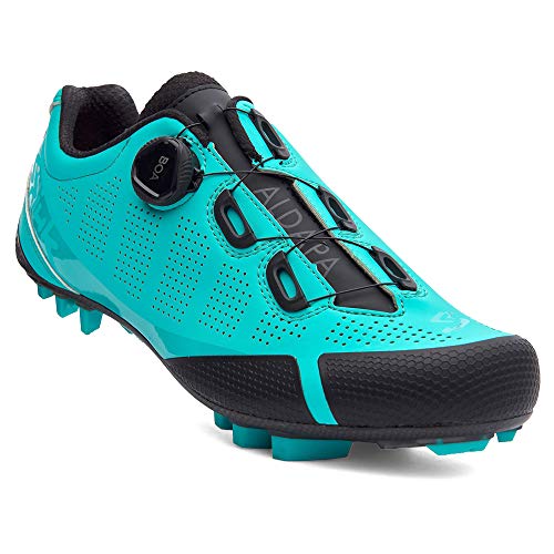 Spiuk Sportline MTB C Zapatilla XC ALDAPA Carbono, Adultos Unisex, Turquesa Mate, T. 47