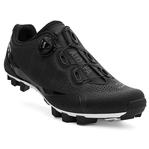 Spiuk Sportline Zapatilla MTB ALDAPA, Adultos Unisex, Negro Mate, T. 38