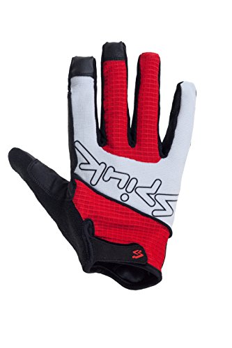 Spiuk XP Country Guantes Largos, Hombre, Blanco/Rojo/Negro, XL