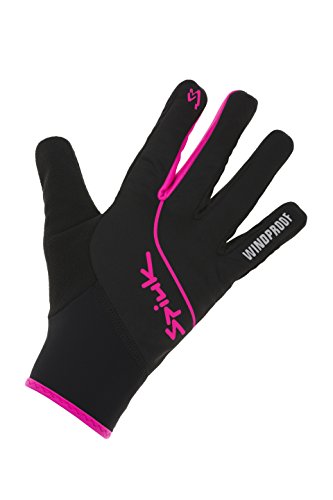 Spiuk XP Light Membrana Guantes Largos, Hombre, Negro/Fucsia, XL