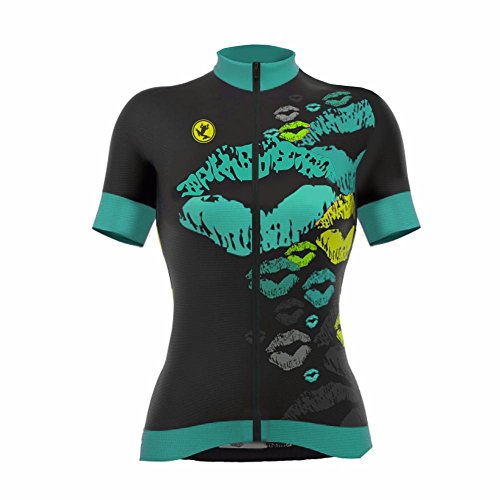 Sports Wear Bike Wear Designs Mujer Manga Corta Ciclismo Jersey Full Zip Humedad Wicking, Transpirable Running Tops - Bike Biking Shirt