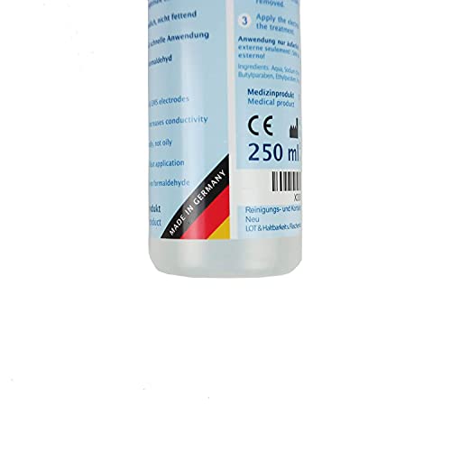 Spray de limpieza y contacto con 250 ml para piel de axion para electroestimulación | Para el uso correcto de electrodos TENS EMS | Alarga la vida de los parches