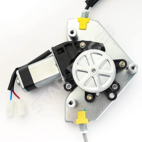 STARKIT PERFORMANCE Elevalunas eléctrico delantero izquierdo conductor con motor para Renault Clio 2 A partir de 1998 - 4 & 5 puertas