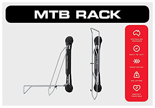 Steadyrack Estante MTB Soporte de Almacenamiento para Bicicletas, Unisex, Negro, Talla única