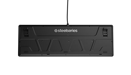 SteelSeries Apex 100, Teclado para Juegos, con retroiluminación Azul, Teclas Macro, Gestión de Software, (PC/Mac) - Disposición US QWERTY