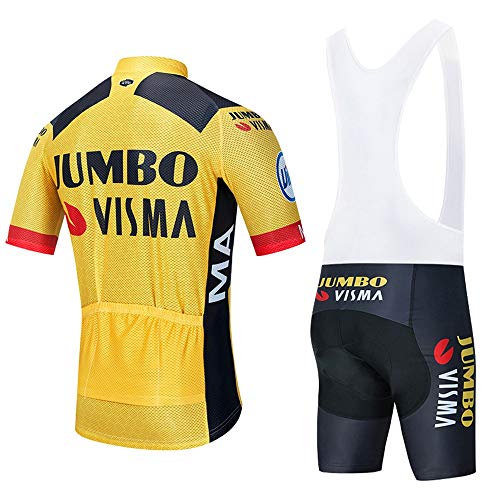 STEPANZU Ropa Ciclismo Hombre Verano Bicicleta Maillot + Culote Cortos Acolchados de Gel Transpirable Secado rápido Conjunto Maillot Ciclismo