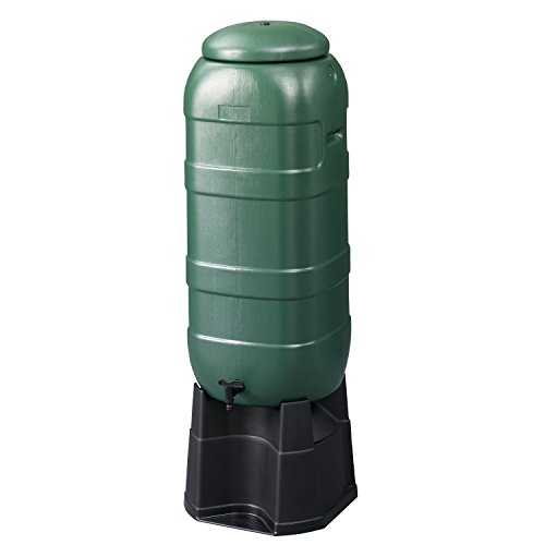 Strata Products GN339 - Tonel de aqua con tapa y grifo, 100 l, color verde